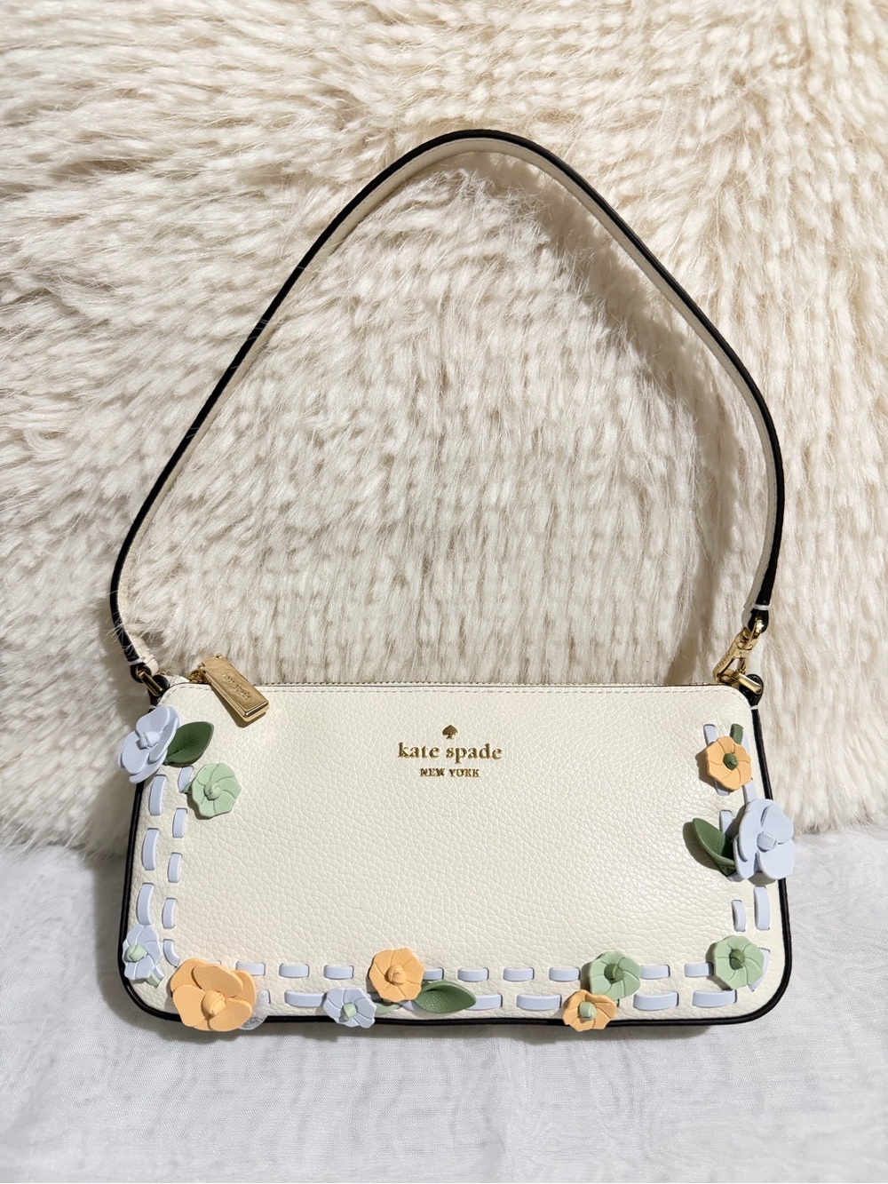 Kate Spade Gemini Floral Mini Bag (MERINGUE)